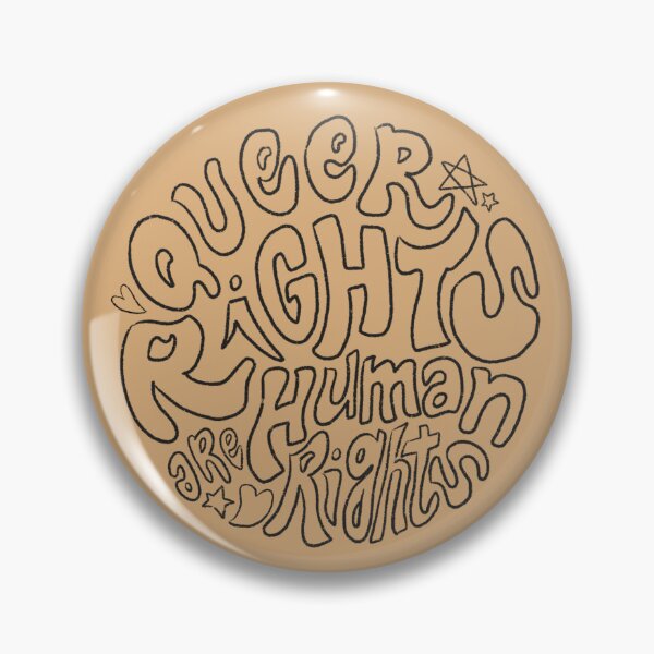 Item preview, QUEER RIGHTS ARE HUMAN RIGHTS (Nude version) designed and sold by soopinthegarden.