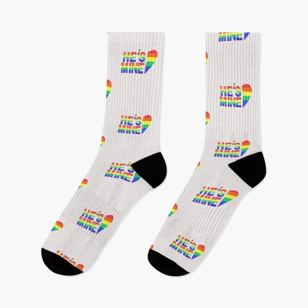 Item preview, hes mine - matching lgbt couple (white ver) designed and sold by -justb-.
