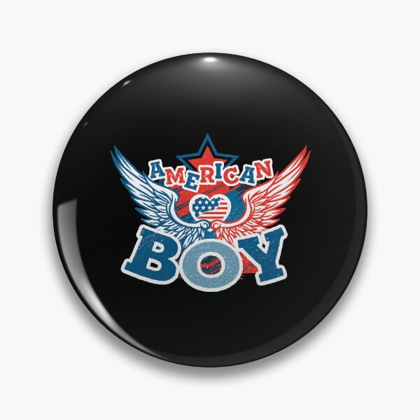 Item preview, Happy Fourth of July American Boy - Mullet Eagle Retro Vintage Merica America Tee Design Gift Idea for Patriotic Americans and Veterans designed and sold by Prince - Bestseller ★★★★★.