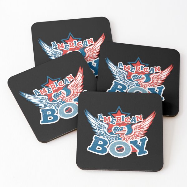 Item preview, Happy Fourth of July American Boy - Mullet Eagle Retro Vintage Merica America Tee Design Gift Idea for Patriotic Americans and Veterans designed and sold by Prince - Bestseller ★★★★★.