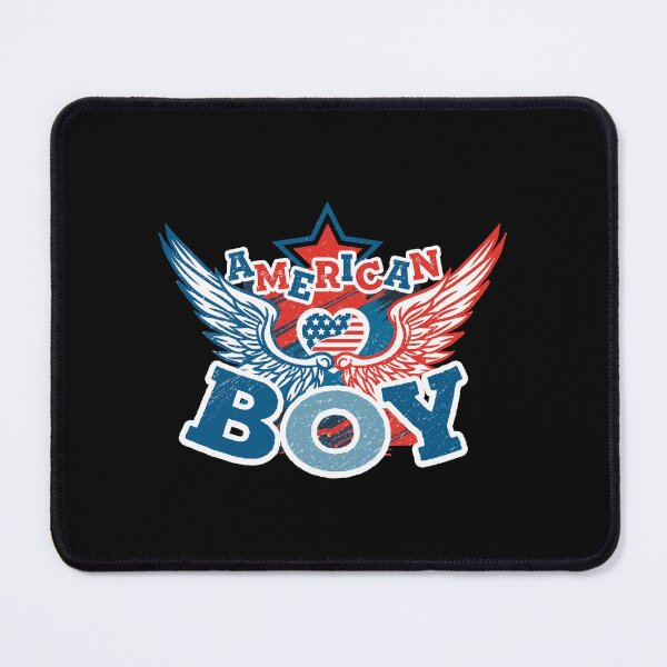 Item preview, Happy Fourth of July American Boy - Mullet Eagle Retro Vintage Merica America Tee Design Gift Idea for Patriotic Americans and Veterans designed and sold by Prince - Bestseller ★★★★★.