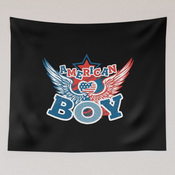 Item preview, Happy Fourth of July American Boy - Mullet Eagle Retro Vintage Merica America Tee Design Gift Idea for Patriotic Americans and Veterans designed and sold by Prince - Bestseller ★★★★★.