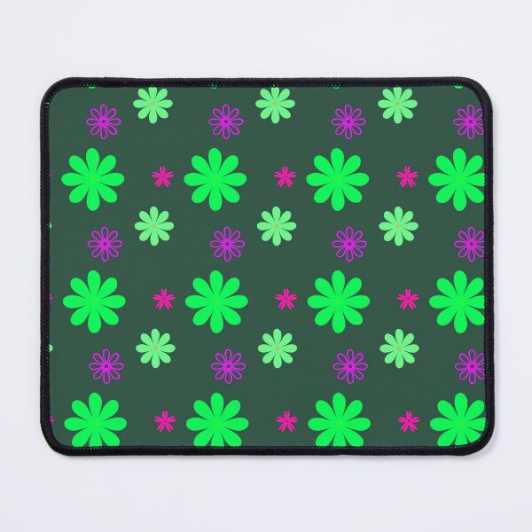 Item preview, Flower Power! - Neon Green, Pink and Purple designed and sold by TotallyRetroArt.