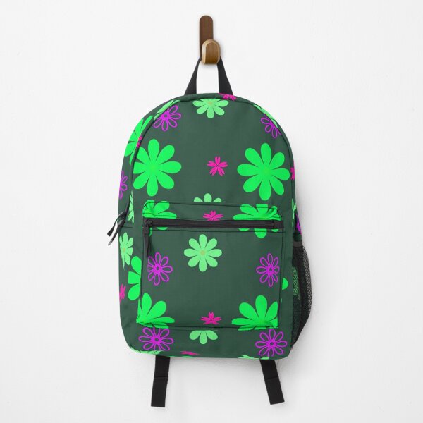 Item preview, Flower Power! - Neon Green, Pink and Purple designed and sold by TotallyRetroArt.