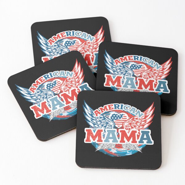 Item preview, Happy Fourth of July American Mama - Mullet Eagle Retro Vintage Merica America Tee Design Gift Idea for Patriotic Americans and Veterans designed and sold by Prince - Bestseller ★★★★★.