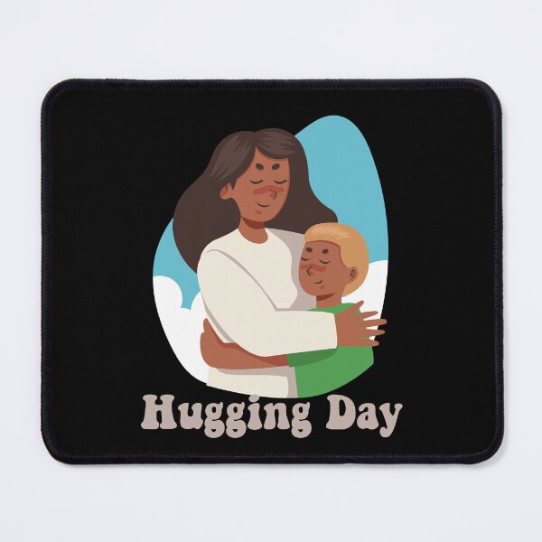 Item preview, National Hugging Day - Mother and Child Hugging designed and sold by TeeBeesDesign.