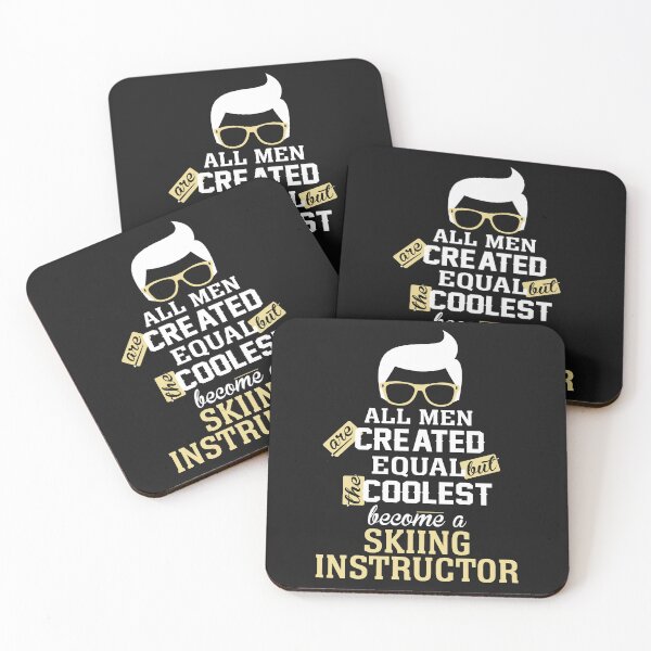 Item preview, Coolest Men Become A Skiing Instructor designed and sold by Just Be Different.