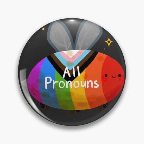 Item preview, Inclusive All Pronouns Bee designed and sold by Smoltsuki.