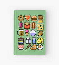 8 bit Foodie v2 Distressed Hardcover Journal