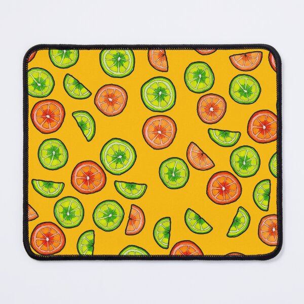 Item preview, Oranges and Limes on Golden Yellow designed and sold by Harriet Linton.