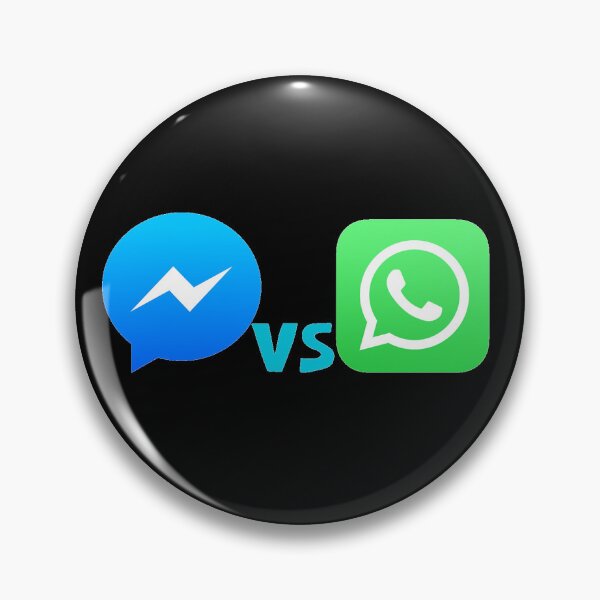 Item preview, Messenger vs WhatsApp designed and sold by Diamaber.