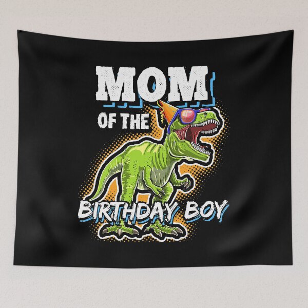 Item preview, Mom Of The Birthday Boy Matching Family Dinosaur Birthday designed and sold by MalloWilli.