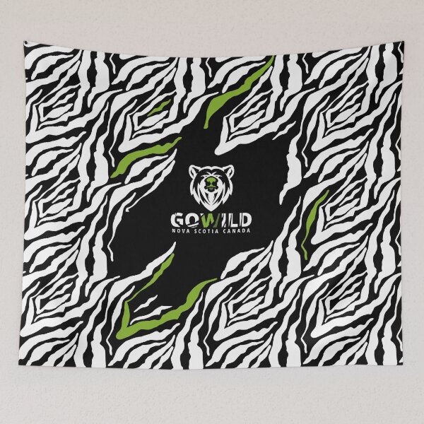 Item preview, GOWILD Seamless Bear Design - black designed and sold by GOWILDstyle.