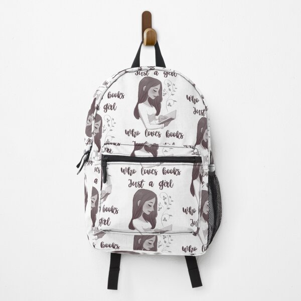 Artikelvorschau, Just a girl who loves books entworfen und verkauft von Mirksaz-designs.