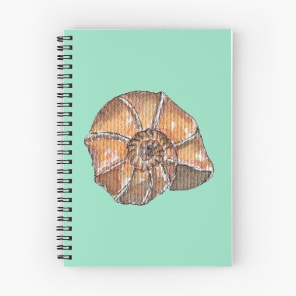 Item preview, Spiral Ribbed Seashell Watercolor designed and sold by euniza.