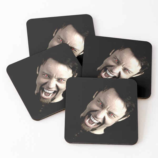 Item preview, Frog Leap Studios Leo Moracchioli red black contacts designed and sold by IMNIUM.