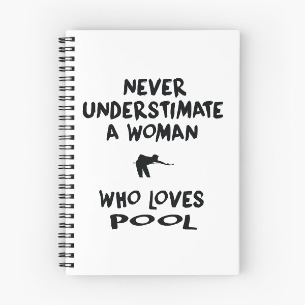 Item preview, Never Understimate A Woman Who Loves Pool, Billiard designed and sold by Aerial Addicts.