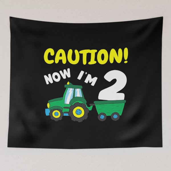 Item preview, Now I'm 2 Tractor 2nd Birthday Farmer Boy 2 Year Old designed and sold by MalloWilli.