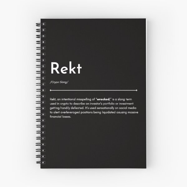 Item preview, REKT Crypto designed and sold by CryptoBeings.