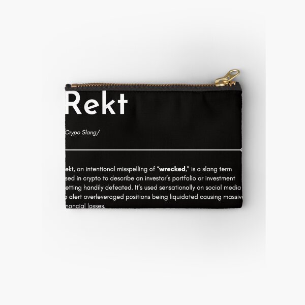 Item preview, REKT Crypto designed and sold by CryptoBeings.
