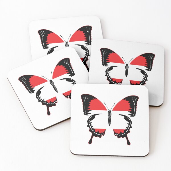 Item preview, Austrian Flag Butterfly - Austria Flag designed and sold by pretty4u.