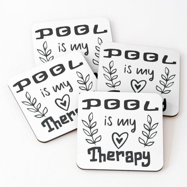 Item preview, Pool Is My Therapy, Billiard designed and sold by Aerial Addicts.