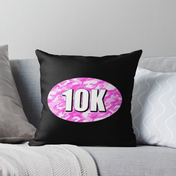 Item preview, 10k Sticker Oval Running Pink Women's Ladies Camo Camouflage Design Decal Car Window Bum designed and sold by gloria1os.