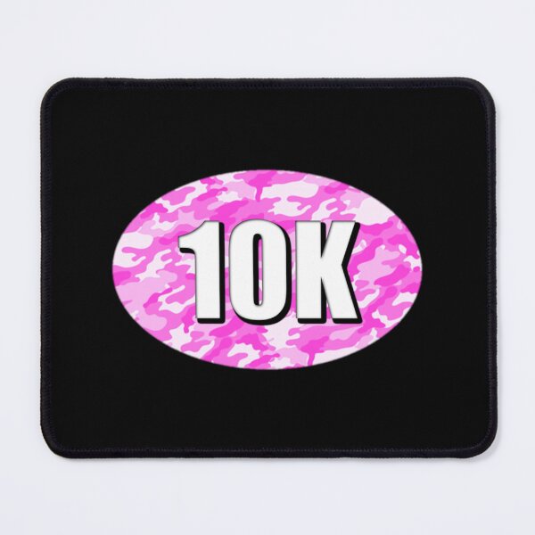 Item preview, 10k Sticker Oval Running Pink Women's Ladies Camo Camouflage Design Decal Car Window Bum designed and sold by gloria1os.