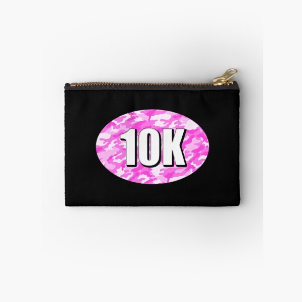 Item preview, 10k Sticker Oval Running Pink Women's Ladies Camo Camouflage Design Decal Car Window Bum designed and sold by gloria1os.