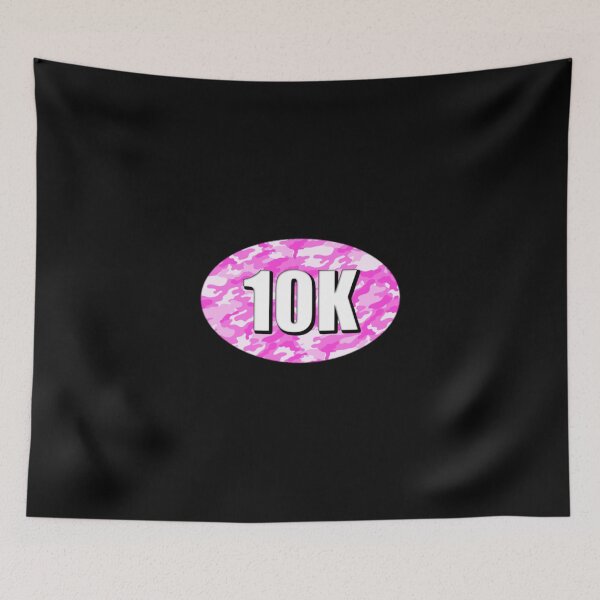 Item preview, 10k Sticker Oval Running Pink Women's Ladies Camo Camouflage Design Decal Car Window Bum designed and sold by gloria1os.