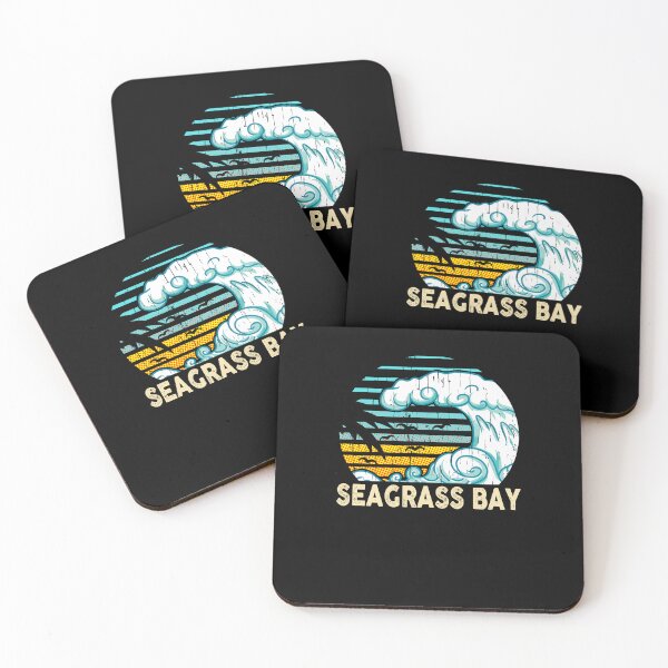 Item preview, Vintage Seagrass Bay Beach - SUMMER SOUVENIR VACATION designed and sold by omgsavariya.