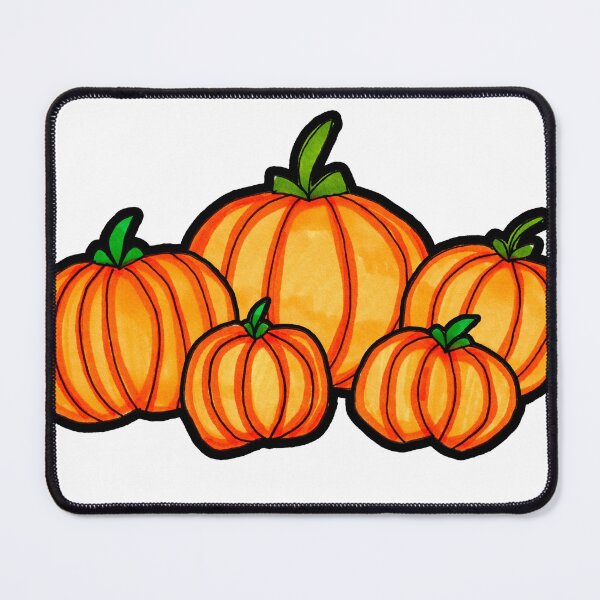 Item preview, Pumpkin Patch Autumn Halloween Illustration designed and sold by Harriet Linton.