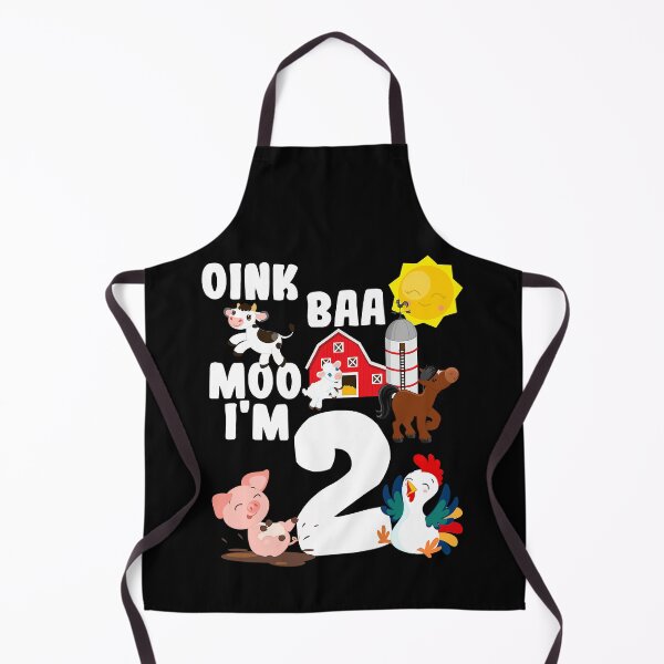 Item preview, Oink Baa Moo I'm 2 Farm Animals Theme Birthday 2 Yrs Old designed and sold by MalloWilli.