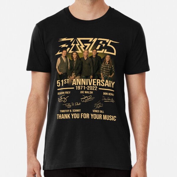 Eagles 51st Anniversary 1971-2022 Signatures Shirt, Eagles Rock