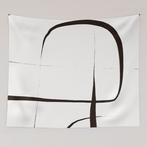 Item preview, Black and White Minimalist Abstract Modern Elegant designed and sold by trajeado14.