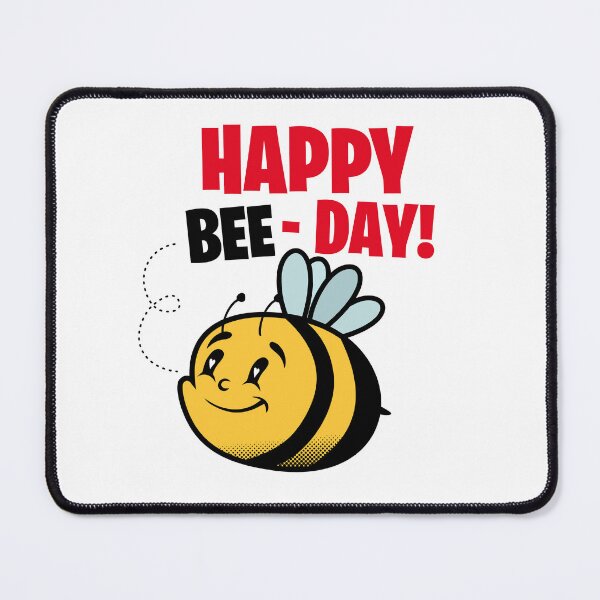 Item preview, Happy bee day - funny Birthday Puns designed and sold by retrippy.