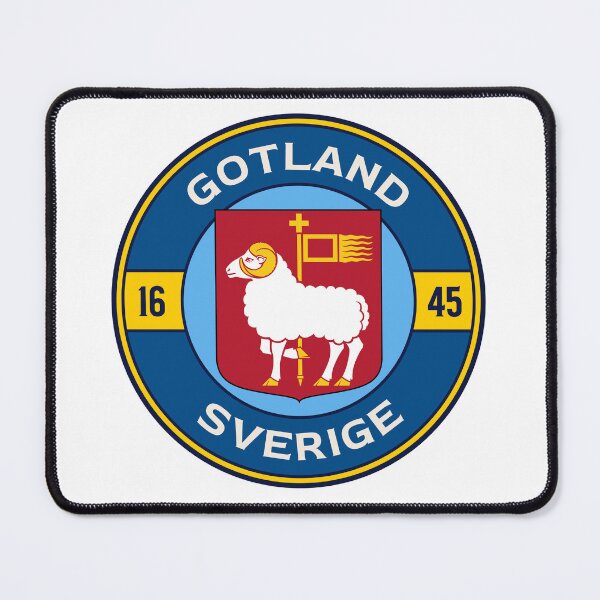 Item preview, Gotland, Sverige - White font designed and sold by PosiDesigns.