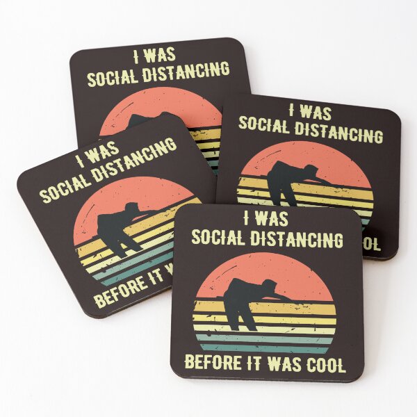 Item preview, Pool Social Distancing, Billiard designed and sold by Aerial Addicts.
