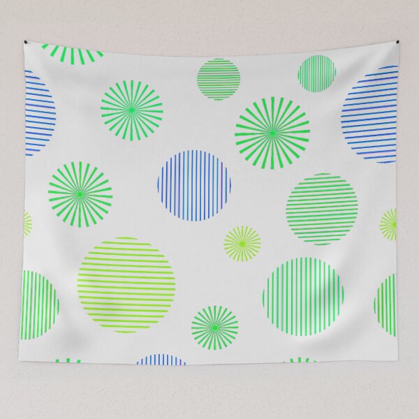 Item preview, Retro Inspired Circle Bursts designed and sold by TotallyRetroArt.
