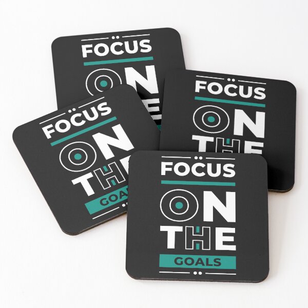 Item preview, Focus On The Goals - Young Entrepreneur Inspirational Quote designed and sold by Optix.