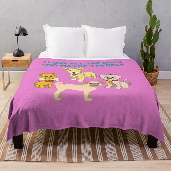 Item preview, Amo a todos los perros y tal vez a 3 personas: mezcle y combine diseños de patrones designed and sold by Becky Hunter.