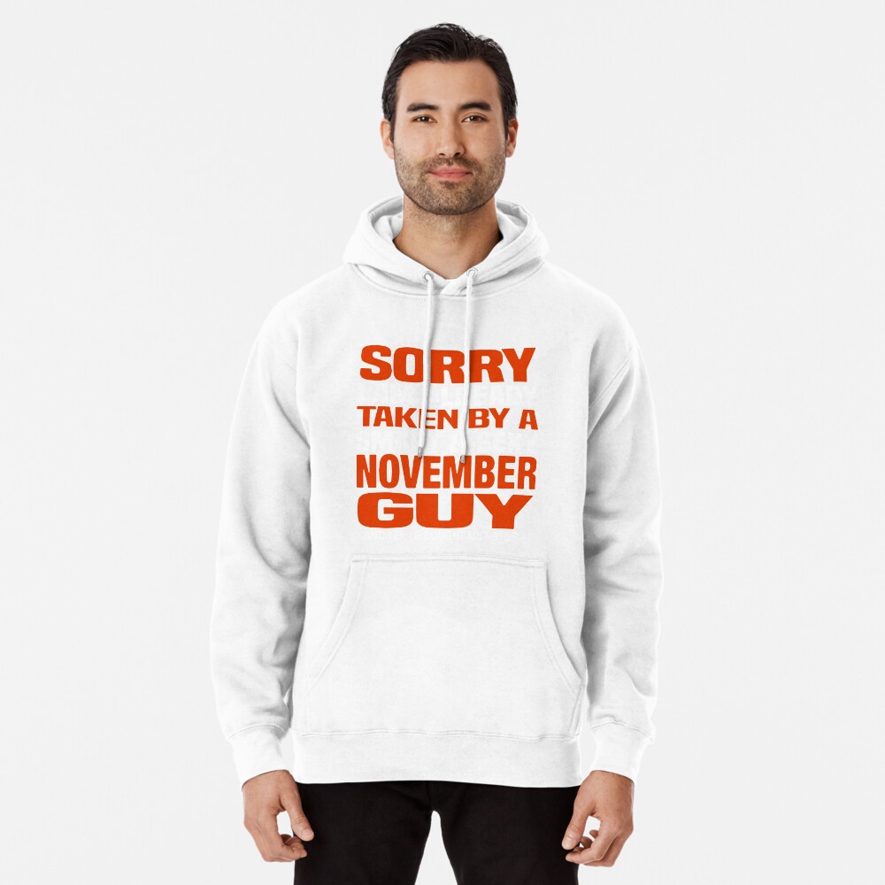 November hotsell guy hoodie