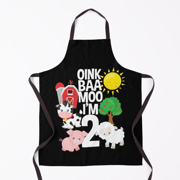 Item preview, Oink Baa Moo I'm 2 Farm Theme Birthday Gift 2 Yrs Old designed and sold by MalloWilli.