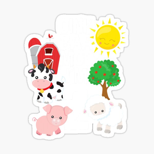 Big Moo Birthday Stickers