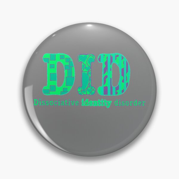 Item preview, Dissociative identity disorder did awareness solid letter teal and purple  designed and sold by system51.