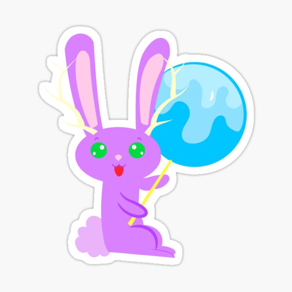 Lollipop Bunny Fantasy Pegatina