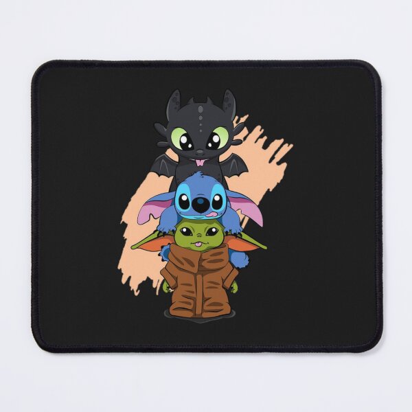 Item preview, Chibi Toothless Stitch and Cute Baby Ess designed and sold by airozbdo.