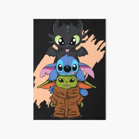 Day Gift Chibi Toothless Stitch And Cute Baby Cool Gift Poster for Sale by  Gonzales957