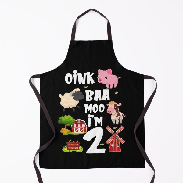 Item preview, Oink Baa Moo I'm 2 Farm Theme Birthday Gift 2 Yrs Old designed and sold by MalloWilli.