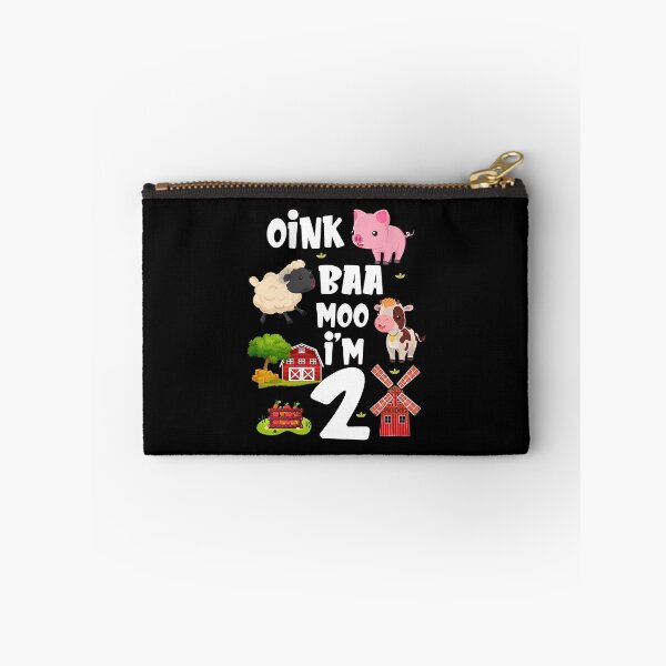 Item preview, Oink Baa Moo I'm 2 Farm Theme Birthday Gift 2 Yrs Old designed and sold by MalloWilli.